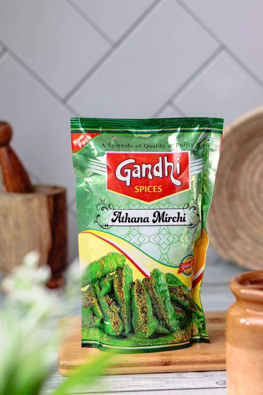 Gandhi Athana | Green Chilly Pickle